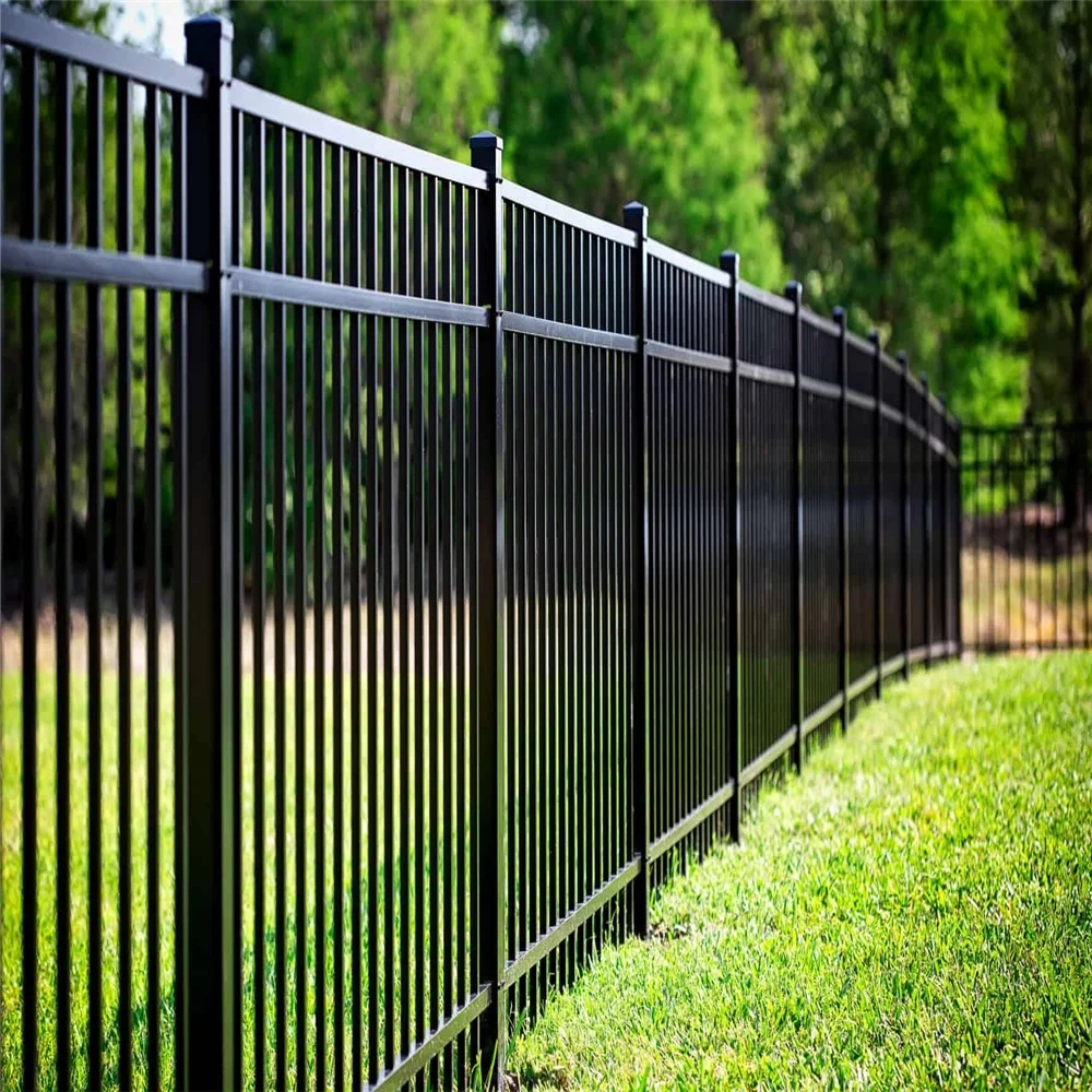 

Household using Powder coated Aluminum Outdoor decorative metal fence gate