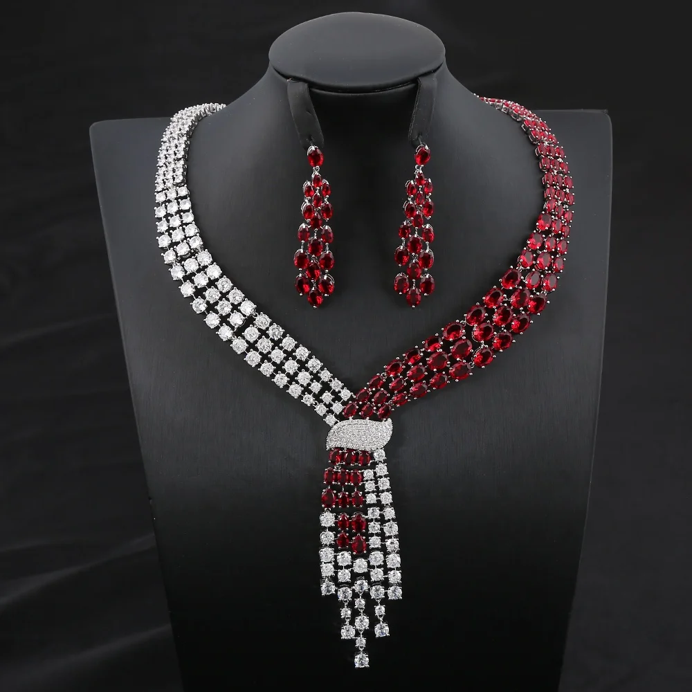 

American diamond necklace sets Jwelery women Buy wedding accessories Trendy necklace, Picture shows