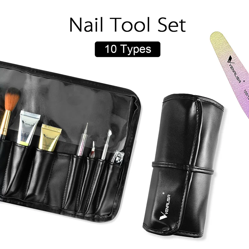 

2022 CANNI Nail Care Machine Nail Repair & Protect Tools Portable Dead Skin Push Cuticle Oil &Nail File 10 types Per Set, 1 types