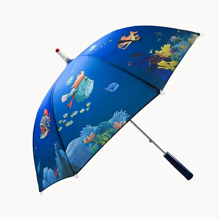 Морской зонтик. Зонтик led детский. Волшебный зонт. Зонт морской мир.