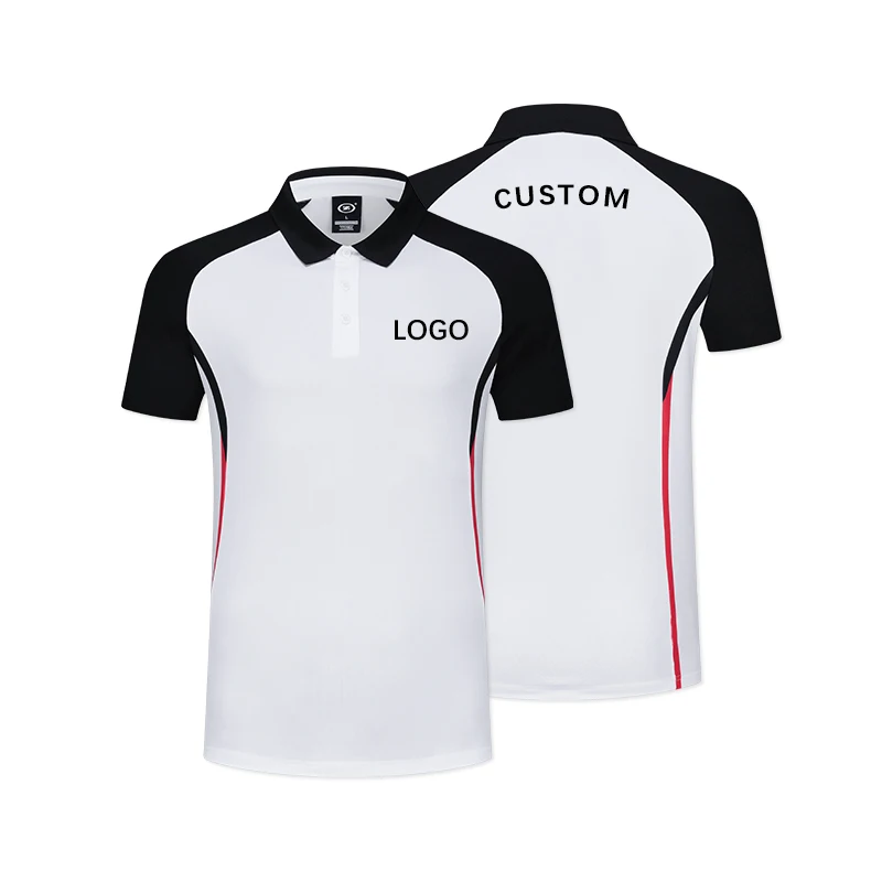 

Sportswear For Men Custom Polo T-Shirts Athletic Fit T Shirt Summer Golf Plus Size Short Sleeve Tshirts Patchwork Shirts