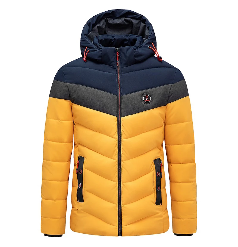 

Wholesale Contrast Mens Padded Coats Nylon Bubble Puffer Jacket Coat Warm Winter Mens Jacket