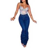 

FS0460C Hot sale 2019 new design women jeans pant