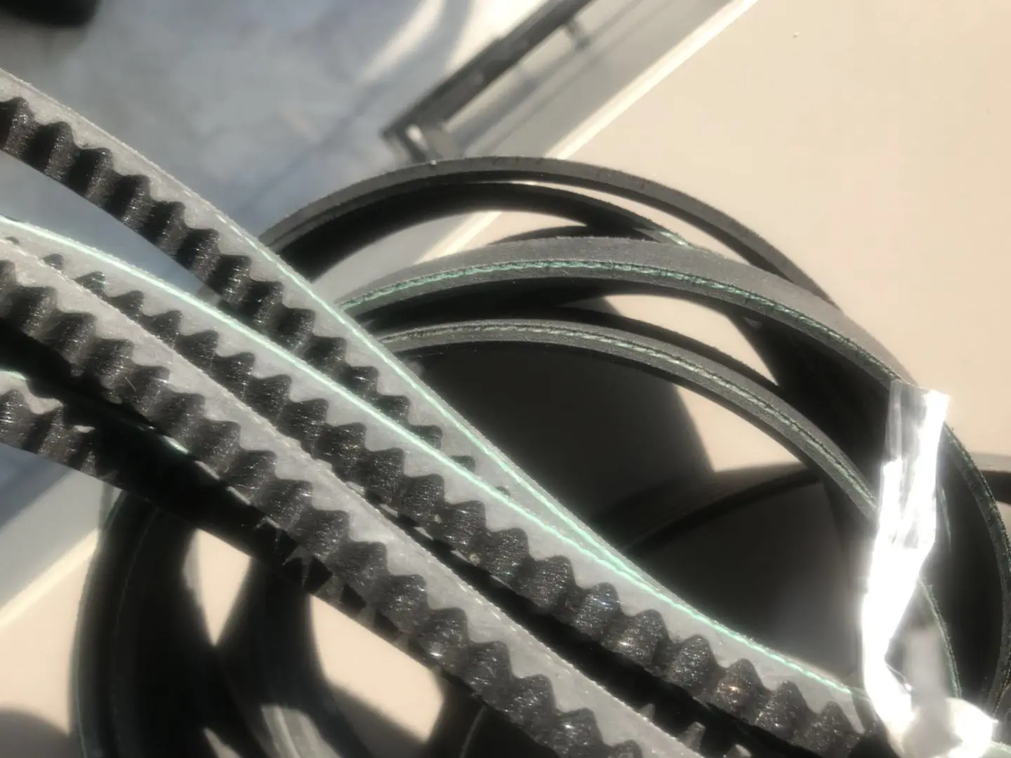 Car Belt Manufacturer Powerful V Belt Cr Epdm Auto Pk Belt 7pk2185