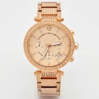 

High Quality mk watch Designer Mens Watches gold wristwatches waterproof relojes quartz montres with box