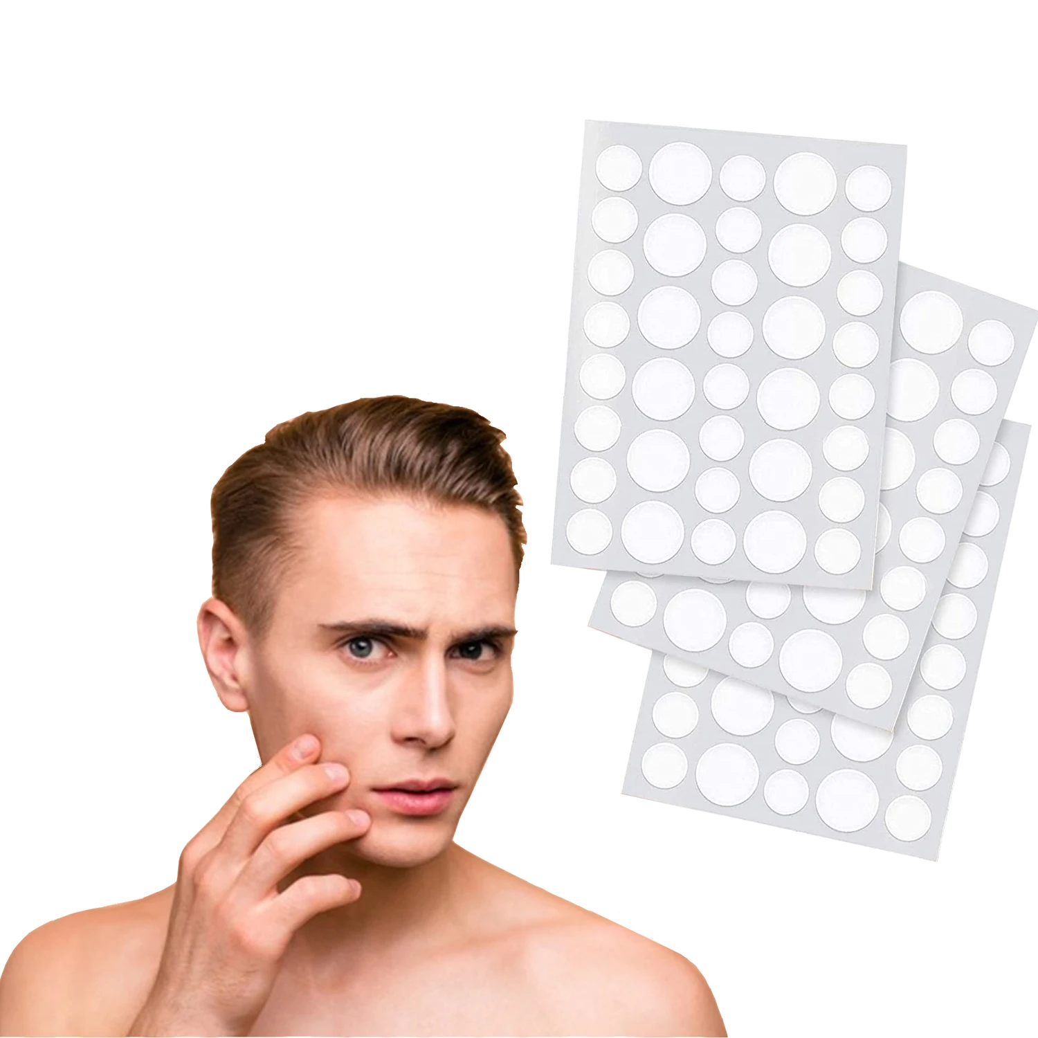 

Trending Products 2021 New Arrivals Invisible Pimple Patch Acne Hydrocolloid Pimple Acne Patch, Clear