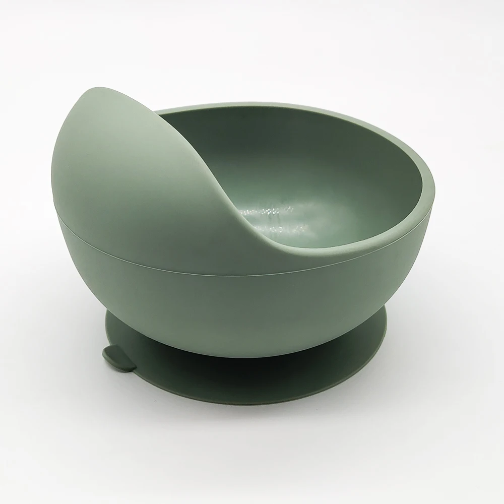 

Dishwasher Safe BPA Free Silicone Eco Friendly Baby bowl, 10 colors/customized colo