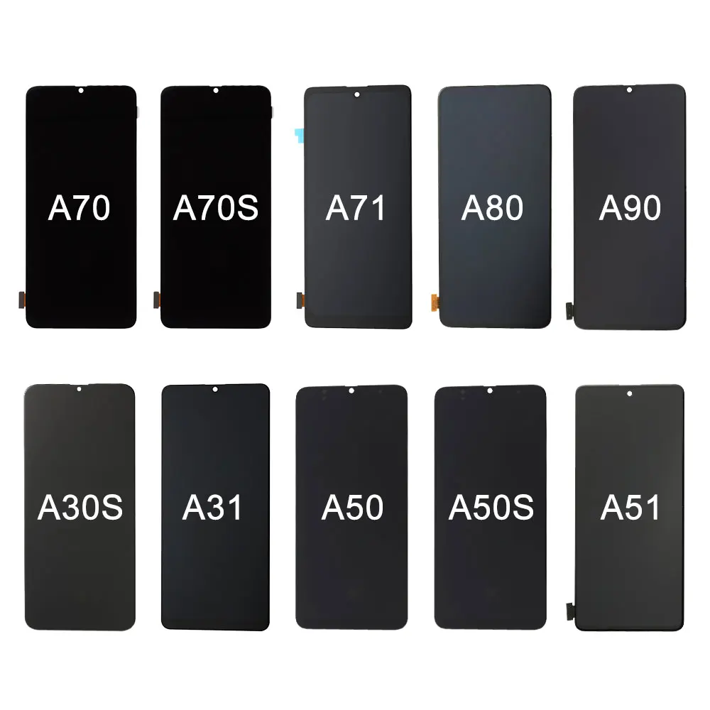 

Wholesale OLED Screen for Samsung A30S A31 A50 A50S A51 A70 A70S A71 A80 A90 OLED LCD Touch Screen Display Replacement Elekworld, Black