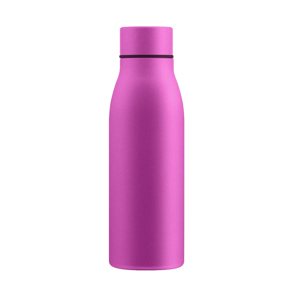 

600ml New design stainless steel water bottle custom logo for sport water bottle, Black, red, brown, orange.etc