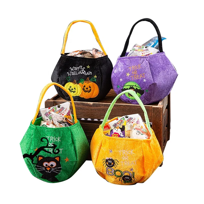 

New Arrivals Pumpkin Shoulder Unique Purses Bag Halloween Candy Bag