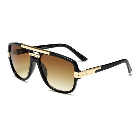 

Queena Brand Design Men Sunglasses Vintage Male Square Sun Glasses Luxury Gradient Sunglass UV400 Shades gafas de sol hombre, 7 colors
