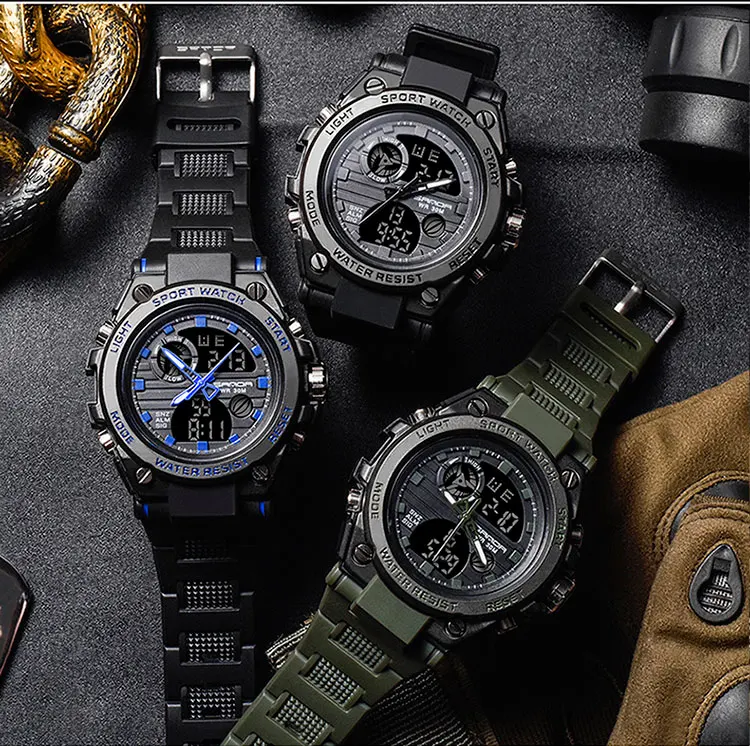 SANDA 739 Classic New Men Digital Wrist Watch Wholesale Original Waterproof Popular Low Price Best Outdoor Sports Watch for Men