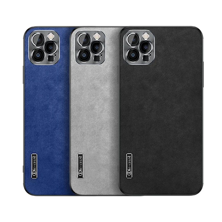 

Wholesale fashionable non-slip clear turn fur cell phone 12 max pro case