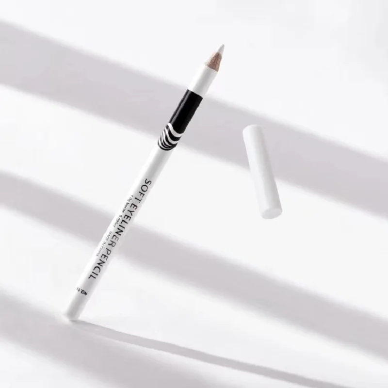 

New Party Long-lasting Matte white wooden eyeliner Pencil