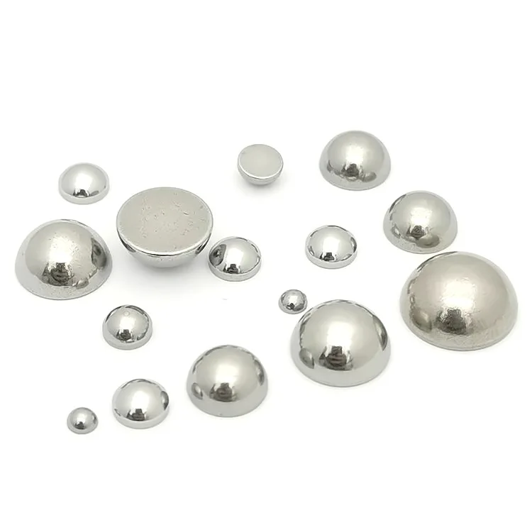 

50-100pcs/bag Bulk Jewelry Findings Stainless Steel Loose Round Beads Necklace Bracelet Charms Loose Tube Spacer Beads For DIY