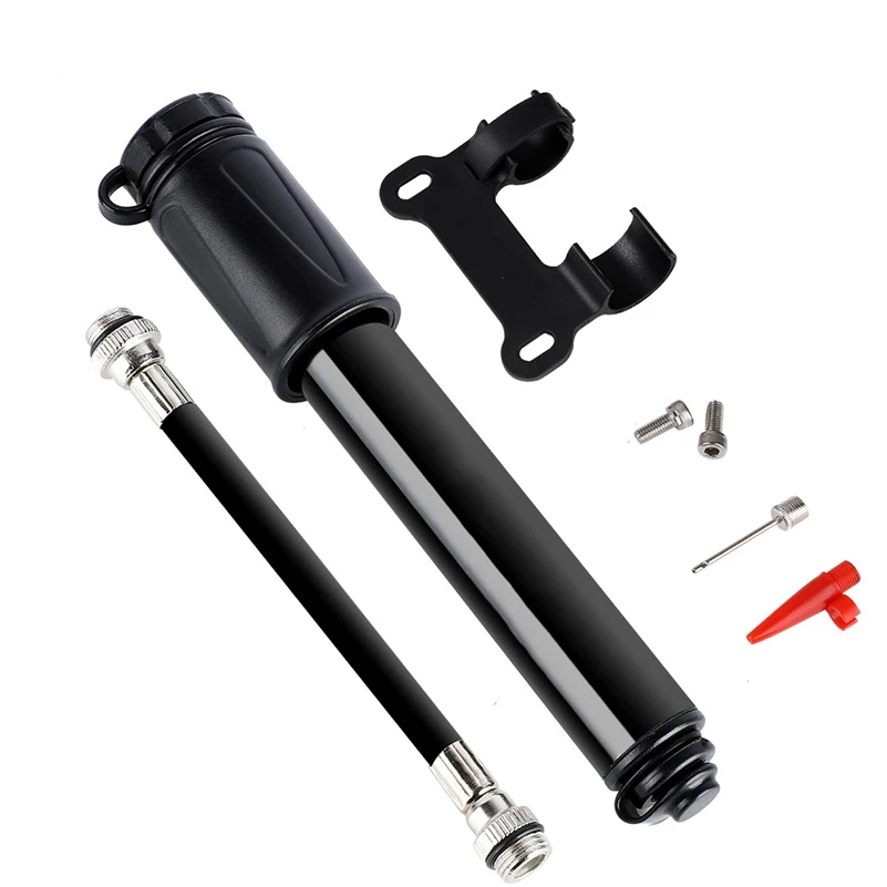 

Bike Cycling Pump With Pressure Gauge 100 Psi Hand Cycle Pump Mountain Bike Ball Road Tire Mini Bicycle Hand Pump