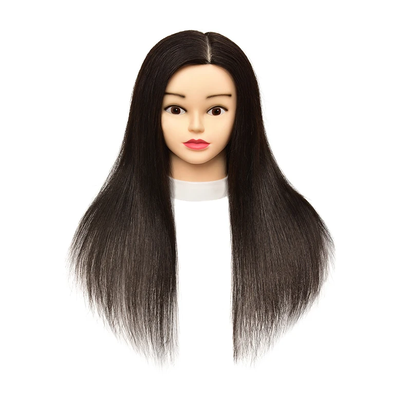 

Wholesale High Quality Hair Weight 90g Extension Practice Mannequin Head With Long Hair