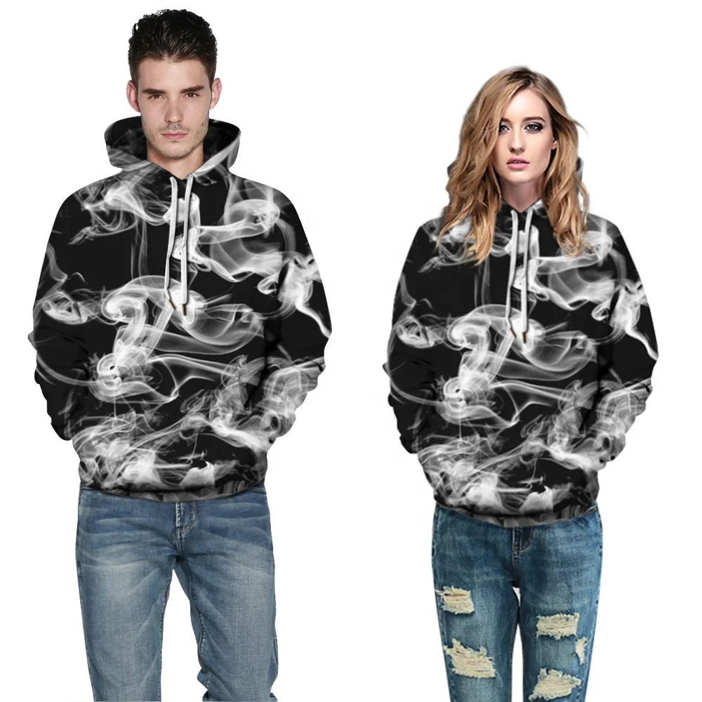 

Mzl's Love Color Ink Digital Printing Hooded Sweater Loose Large Size Couple Baseball Uniform