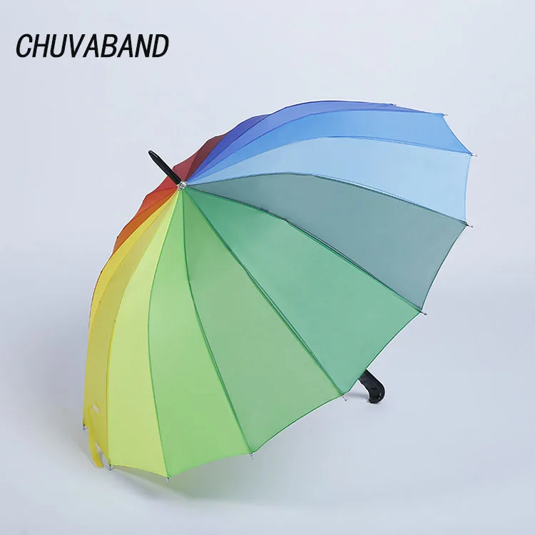 

CHUVABAND Retro16K Big Golf Umbrella Windproof Men's Long Handle Umbrella Straight Women's Rainproof Umbrella Parasol QY210037