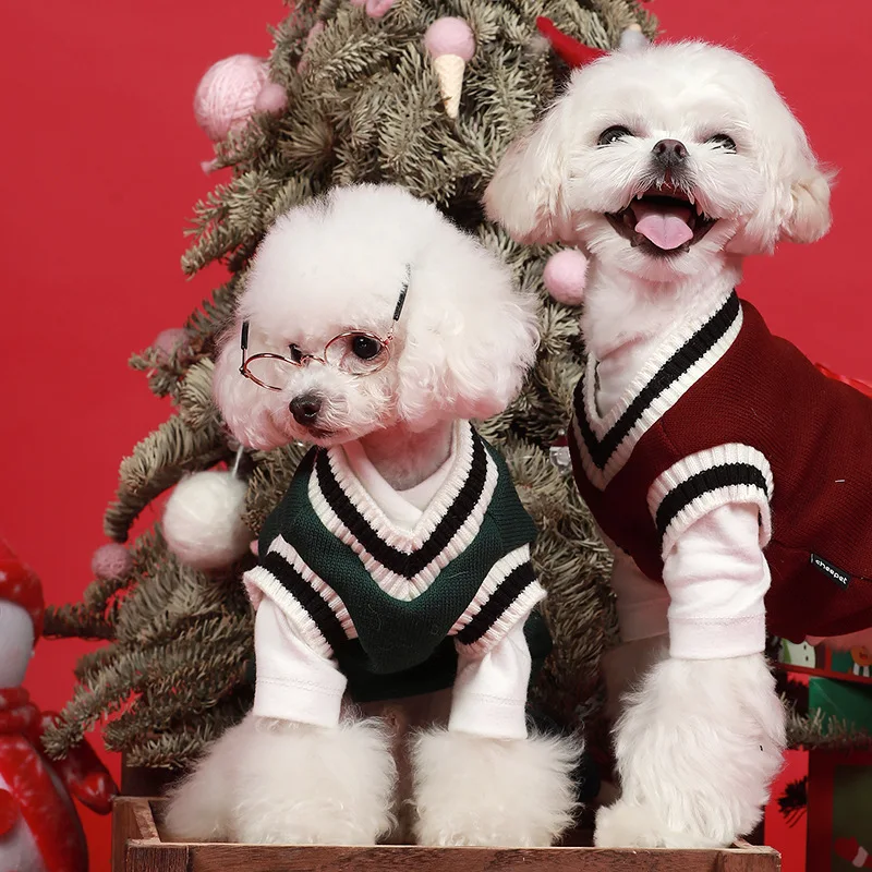 

Pet clothing dog clothes institute wind vest top coat