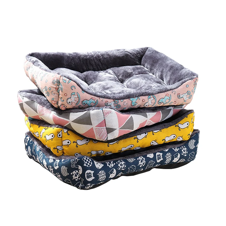 

Amazon Best Seller Soft Warm Pet Bed PP Cotton Stuffed Plush Dog Bed, As pictures