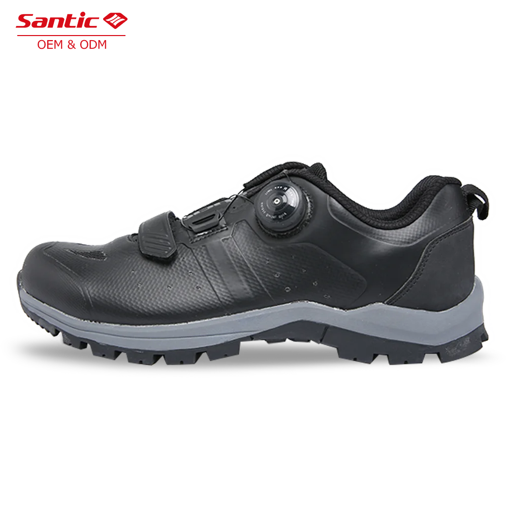 
OEM mountain bike shoes with rotary buckle cycling shoes 