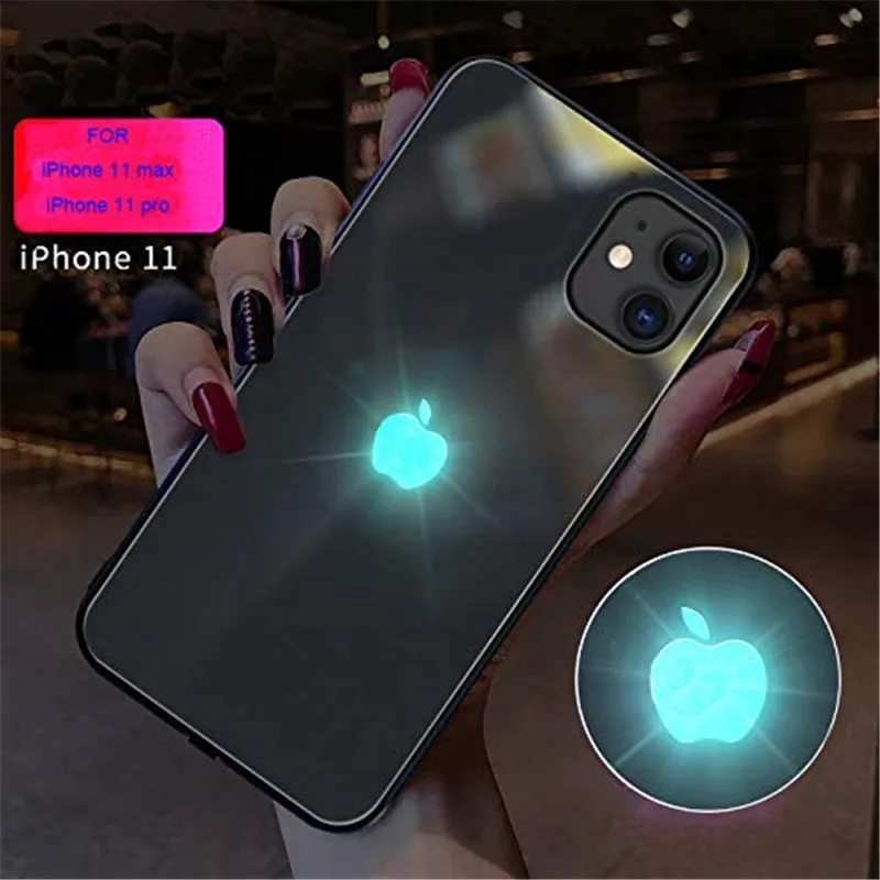 Glow In Dark Phone Case For Iphone 11 Pro Max,Custom Design Glass