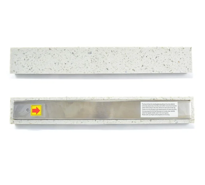 
12 inch Stone Powerful Neodymium Magnet Marble Magnetic Knife Holder Rack 