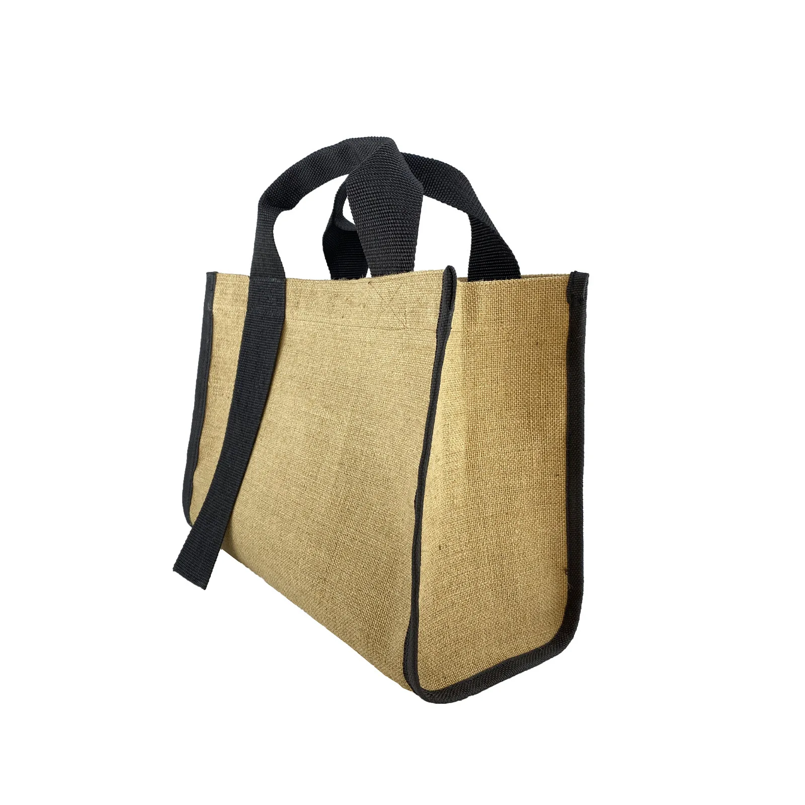 

HB041 Fashion large capacity shopping storage bag eco-friendly gift tote bag jute cloth shopping handbag bag  logo, Multi colors