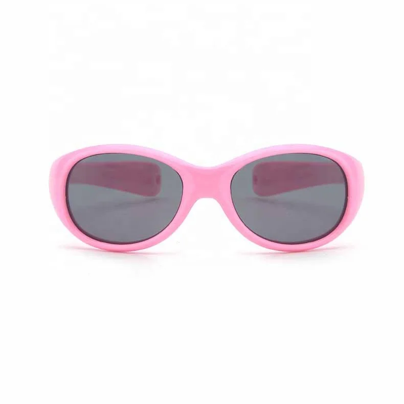 

Wholesale kids unbreakable silica gel Fashion small round sunglasses UV400 Protection Custom Polarized Baby Toddler Sun Glasses