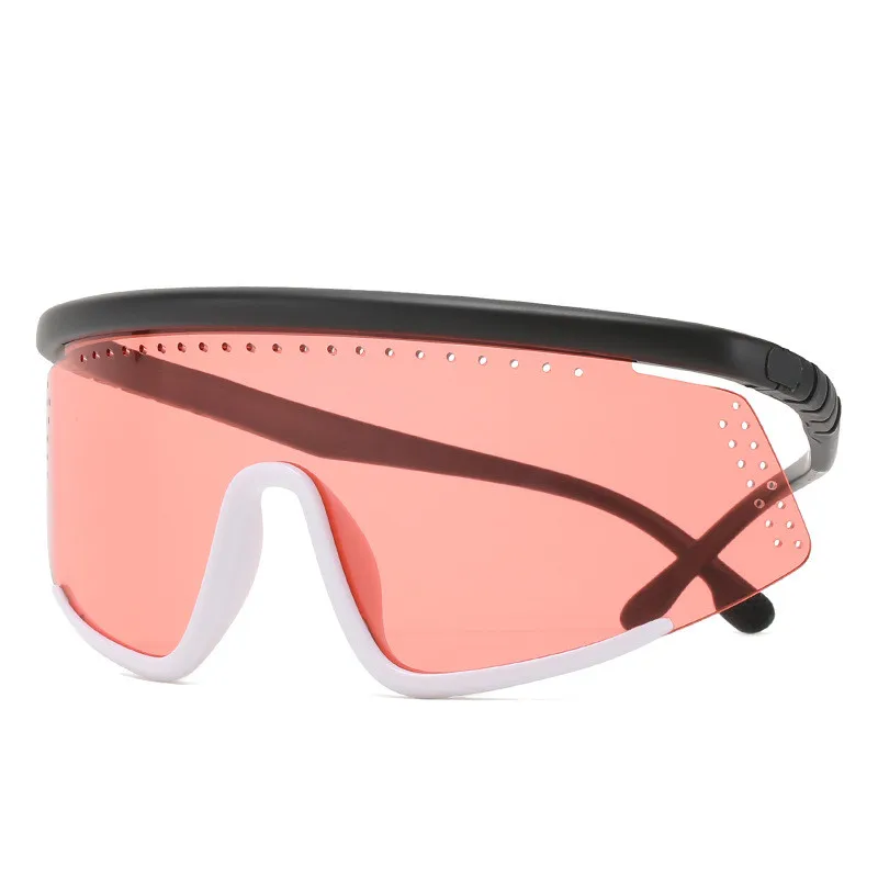 

Girls Pink Wholsale Logo Trendy Square Unisex Luxury Women Oversized Large Frame Sunglasses, Multi colors