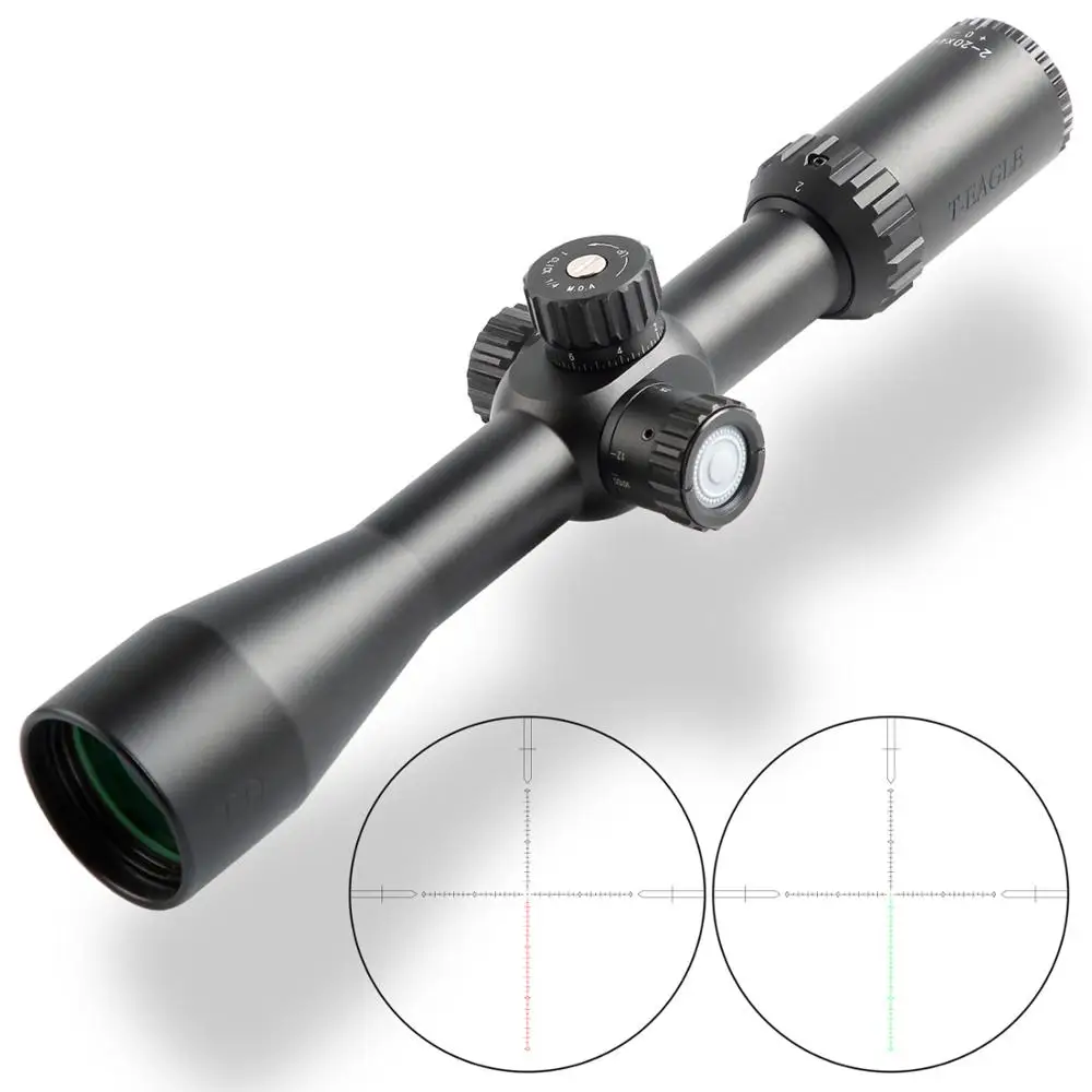 

T-EAGLE MR ED 2-20x44 IR hunting optical sight tactical sniper gun accessories riflescope for pcp air gun ar15, Black