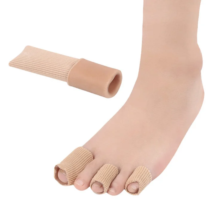 

Toe Care Kits Hammer Toes Bunion Pain Relief Gel Separator Spacer Straightener Splint Kits, Nude
