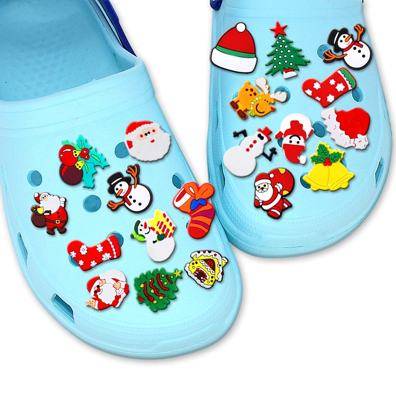 

Designer Custom Christmas Shoe Charms Accessories Christmas Croc Charms, Picture