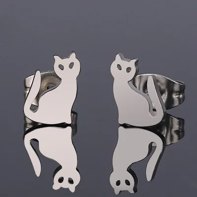 Korean Fashion Simple Cat Patt