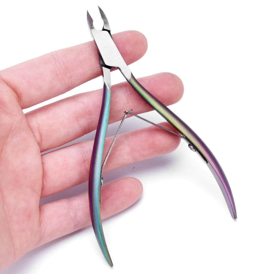 

High Quality Rainbow Color Manicure Tools Factory Wholesale Cuticle Cutter/Cuticle Nail Nipper