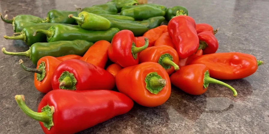 Top Hot Peppers Wall