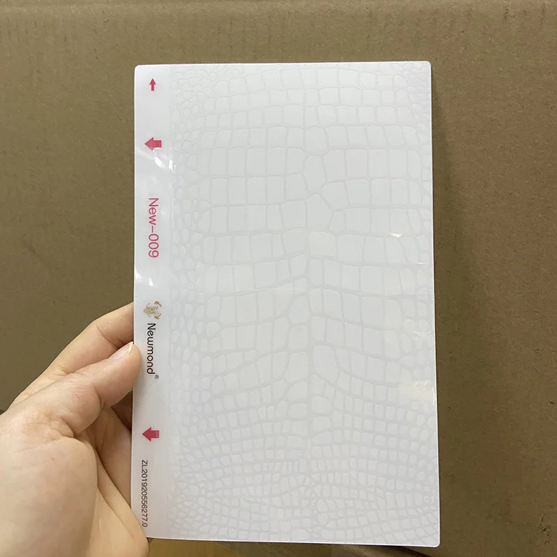 

hot selling soft transparent crocodile skin design TPU cutting film