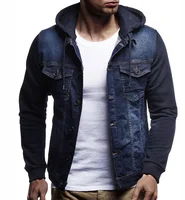 

Custom Jeans Denims Sweatshirt Hoodie for Mens Bomber Chaqueta Jackette Jacket