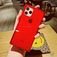 

luxury soft transparent tpu crystal phone case for iphone 11 xmax x xr 8 plus,for iphone 11 pro max phone square cases