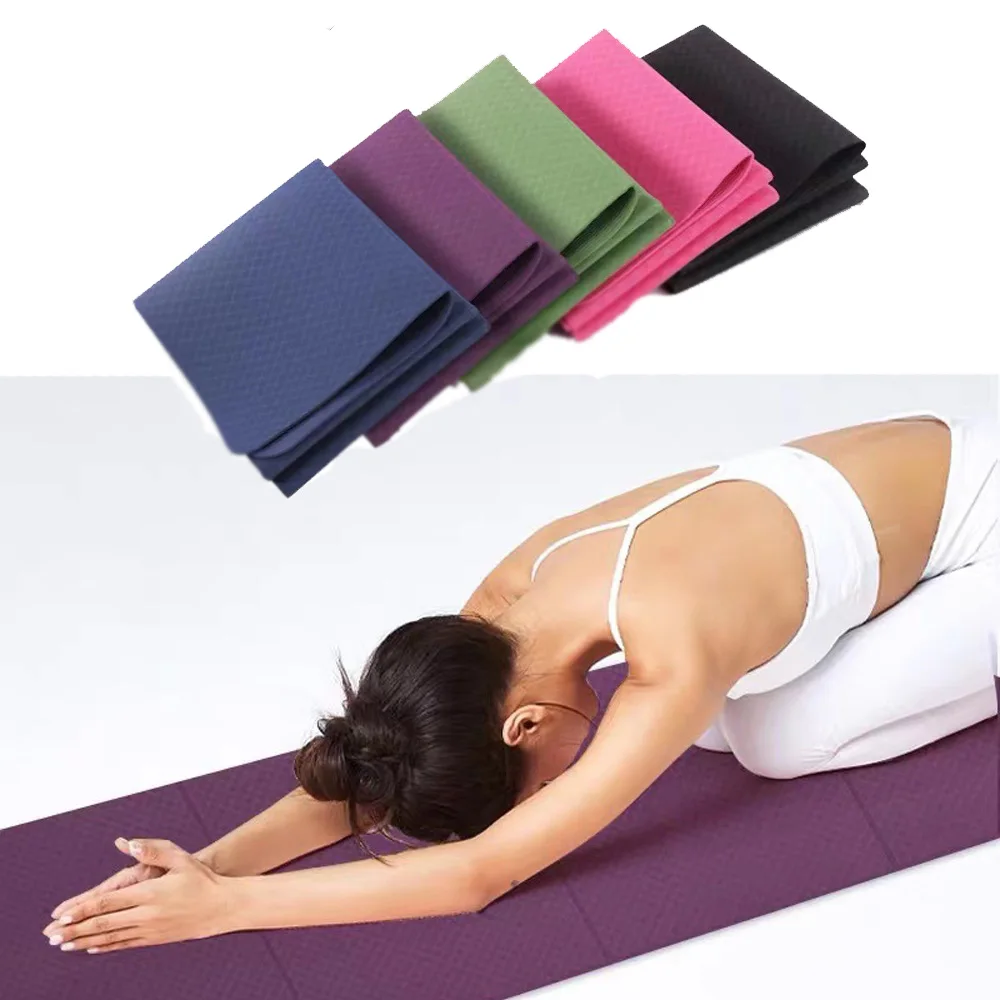 

Eco Friendly TPE Yoga Mat Exercise Home Gym Workout Mat Custom Non Slip Yoga Mat, Customized color