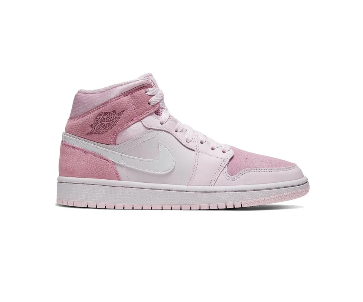 

Nike Air Jordan 1 Mid Digital Pink men women Casual Outdoor Running Basketball Sports Nike Shoes