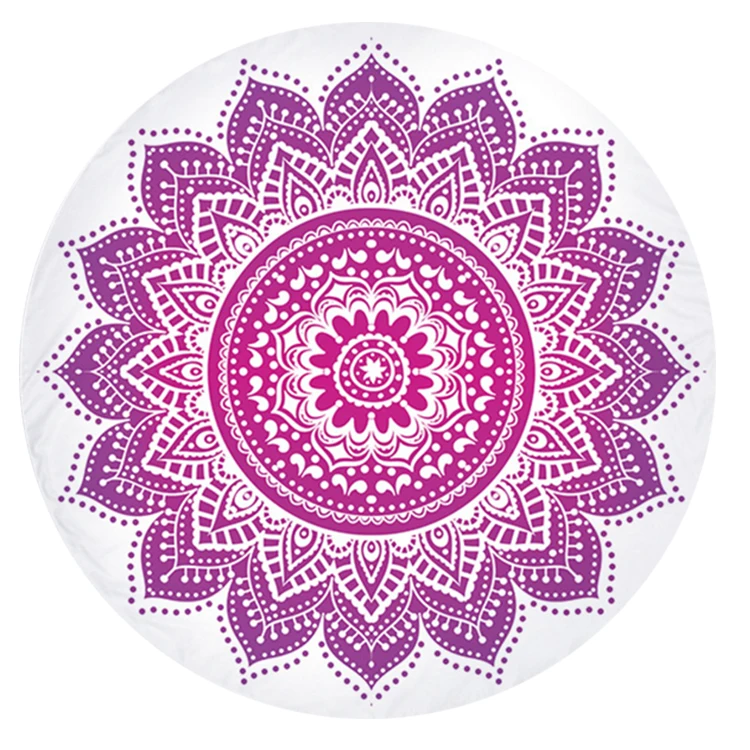 
Quick dry daily leisure scarf popular sarong travel blanket round beach towels pareo 