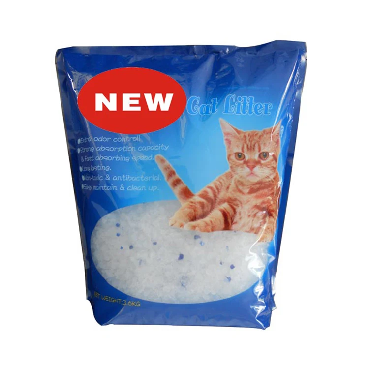 Silica Gel Cat Litter Bulk Crystal Cat Sand Granular C18mm White With