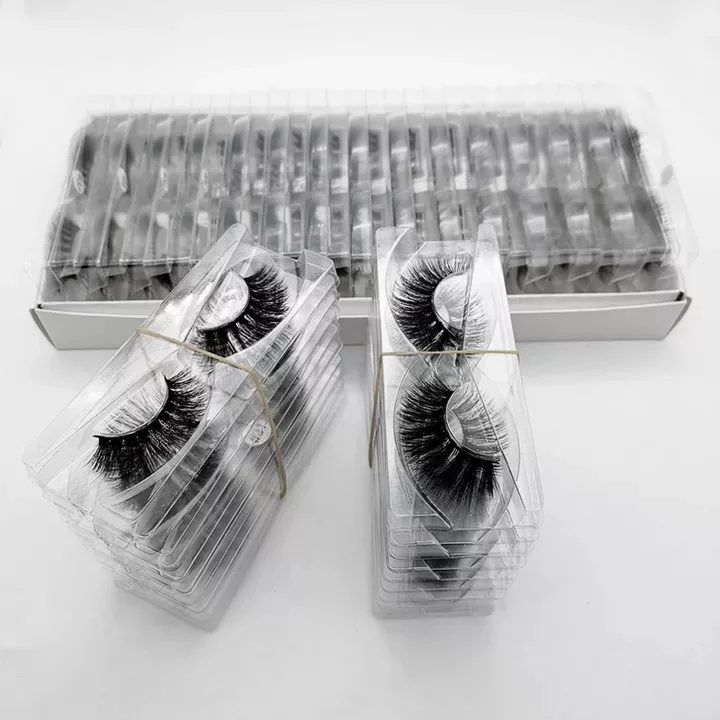 

5D 3D Individual Full Silk Lashes Bulk Faux Mink Eyelash Extension, Black color