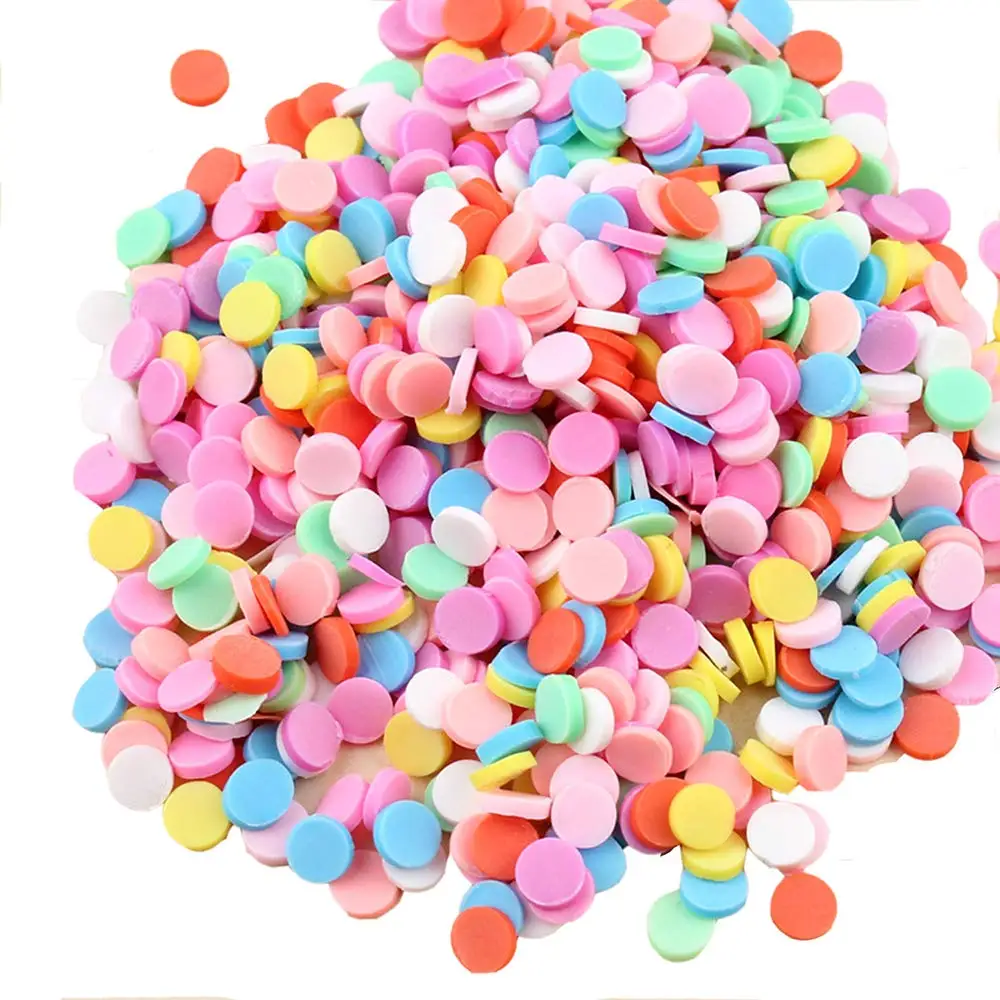 

Bulk 5MM Polymer Clay Flatback Slime Accessories Clay Sprinkles Decoration For Slime Charms Filler DIY Slime Supplies