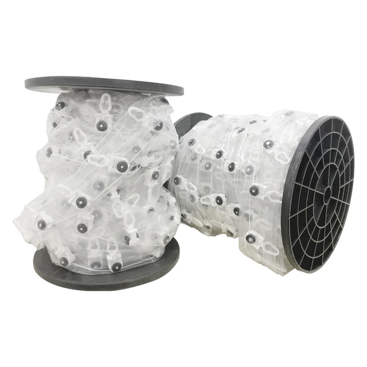 

Factory Price High Quality Ripple Fold Curtain Accessories 60 80 mm S-wave Curtain Runner Poles Trietex Track