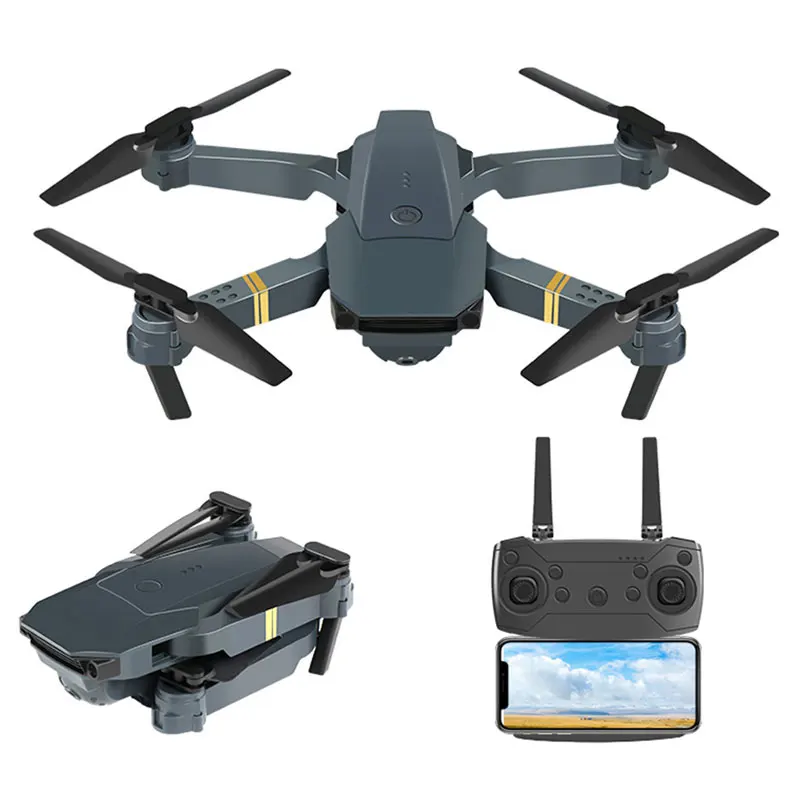 

e58 drone WIFI FPV With Wide Angle HD 4K/1080P/720P/480P Camera RC Quadcopter Drone X Pro RTF Dron Hight Hold Mode Foldable Arm, Black