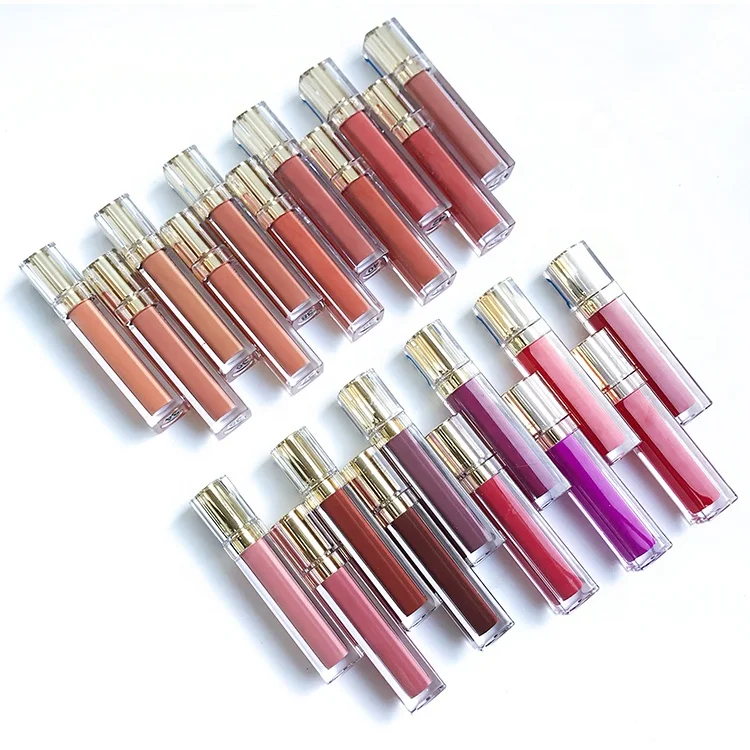 

make your own brand red New design cruelty free Waterproof lipgloss making kits, 20 colors