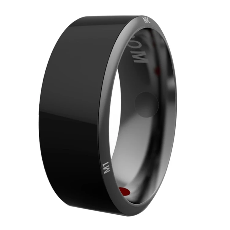 

Wholesale OEM Customized Health Tracker Metallic Glass JAKCOM R3 Waterproof Dustproof Wireless Sharing Smart Ring, Black